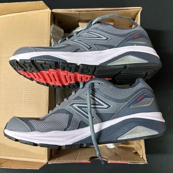 New Balance 1540v3 Grey Red Dragonfly Running Shoes Sneakers W1540GD3 - Picture 4 of 7